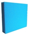 Filterschaummatte blau 50x50x10